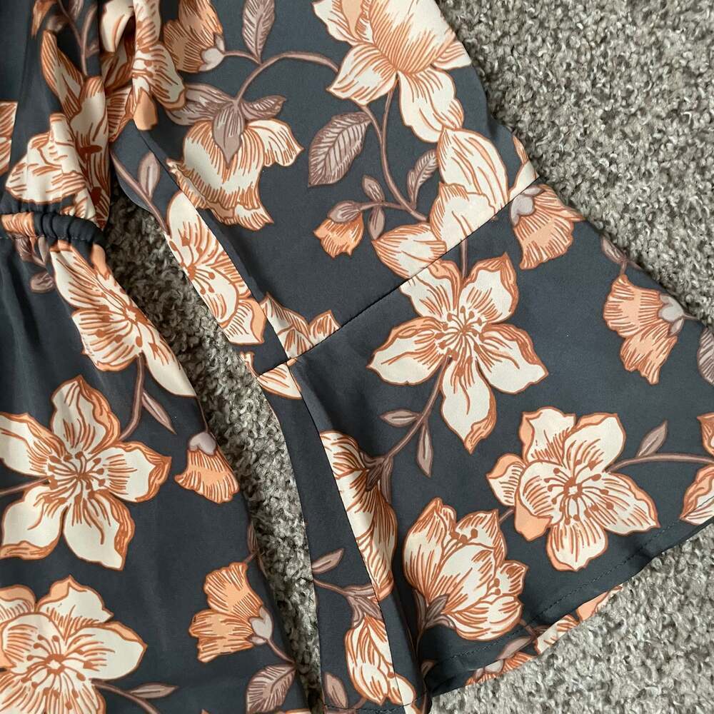 Saltwater Luxe Floral Flounced Midi Dress - Picture 4 of 4